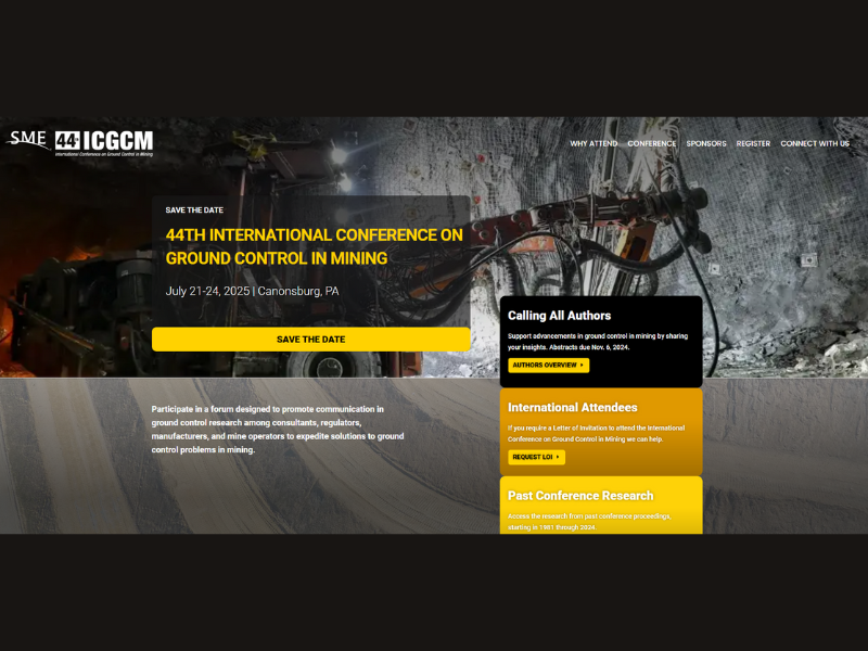 44th International Conference on Ground Control in Mining