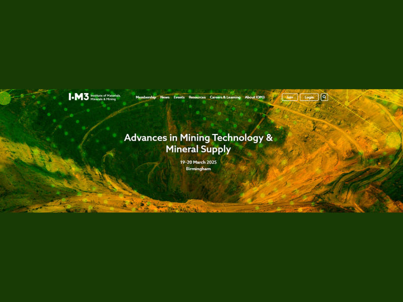 Advances in Mining Technology & Mineral Supply